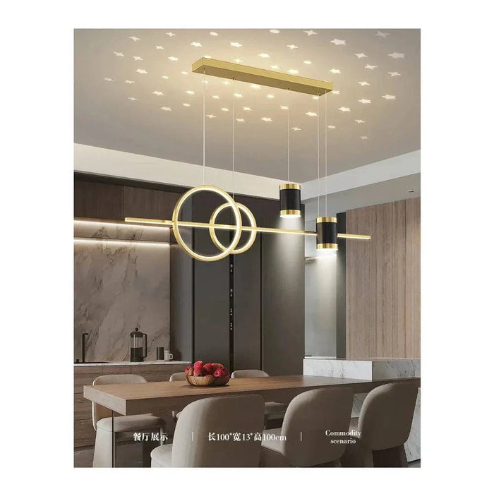 Luxurious Plated Iron Chandelier with Adjustable Chain Pendant and LED Bulbs Included