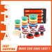 32Pcs T-Shape Car Detail Polishing Pads - Wool Buffing Pads for Car Polisher & Electric Drill (1 Set-M16 Thread) - FLUXA