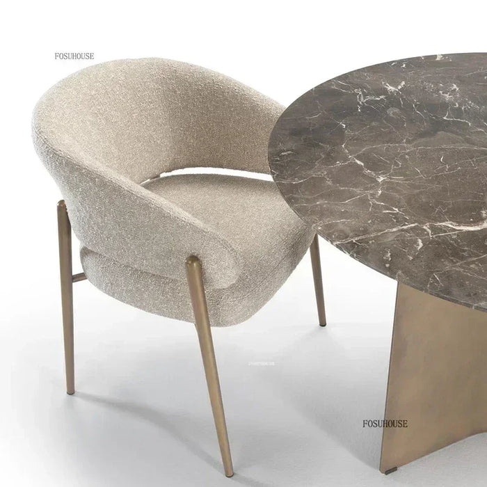 Luxury PU Leather Armchair for Kitchen & Dining Room