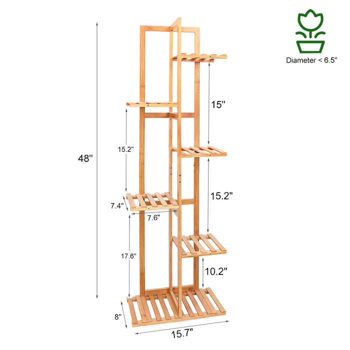 Space-saving and natural addition to any home, balcony, patio, or garden