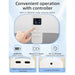 LED Face Mask White with Box 8-Color Light Therapy for Skin Care