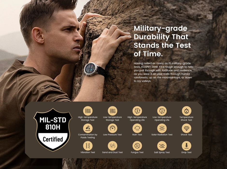 Package includes smartwatch, charging base, user manual, tempered glass protector