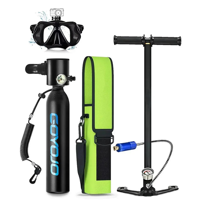 0.5L Mini Scuba Diving Oxygen Tank for Surface Breathing