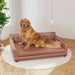 X-Large Waterproof Luxury Elevated Pet Sofa Bed - Wear-Resistant Snuggle Lounge Chair for Large Dogs