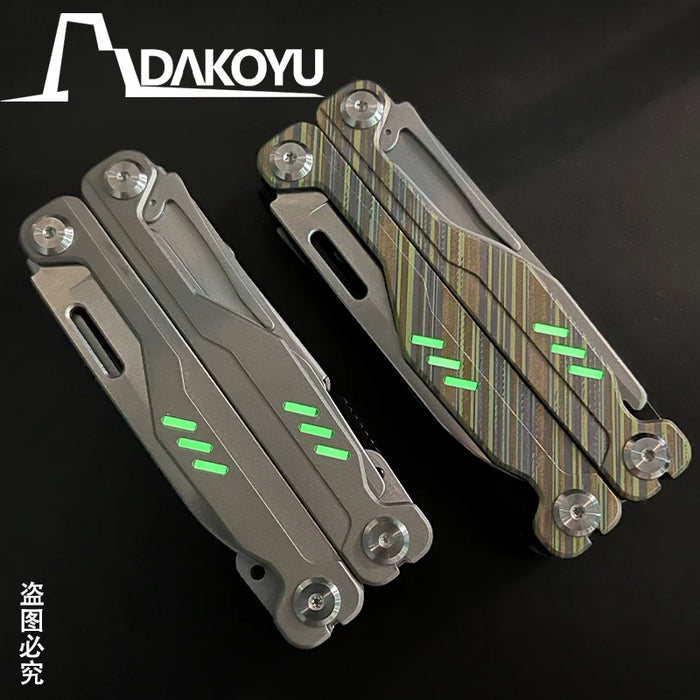 Portable Titanium Alloy Multi-tool for Outdoors