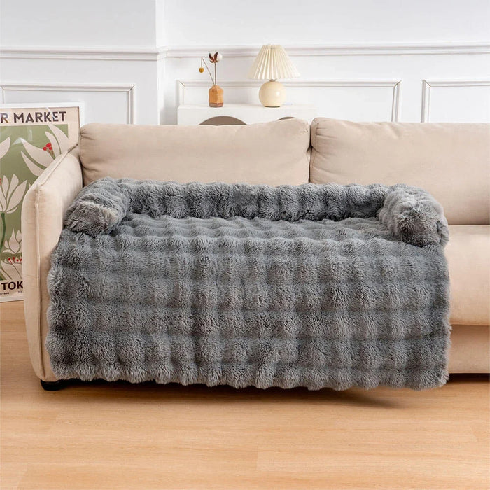 Easy maintenance machine washable ultra-soft faux fur material