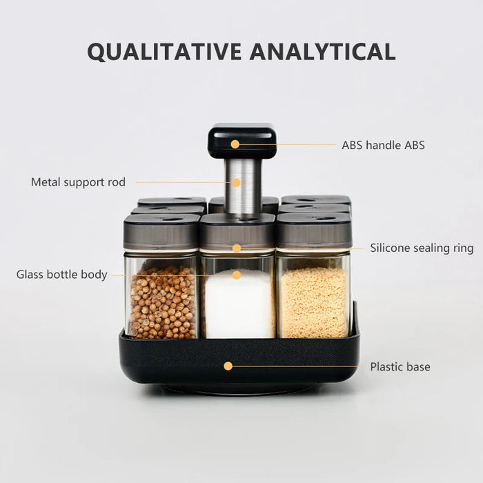 Transparent Glass Jars for Easy Identification of Contents