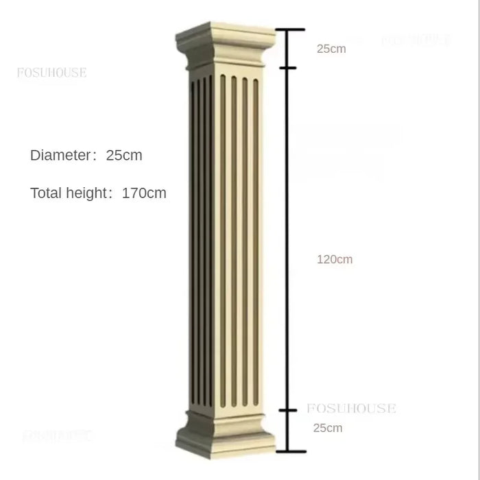 Decorative Column Mold 25x170cm for Outdoor Use