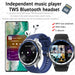 Brown Crystal New Smartwatch with voice assistant, MP4 video playback, and IP68 waterproof rating