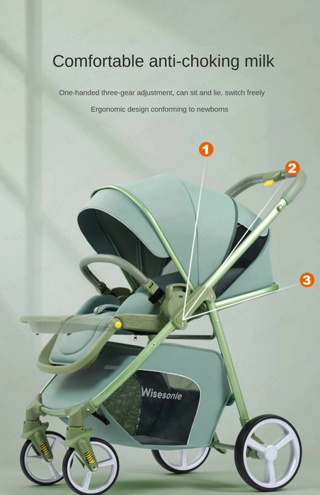 High Landscape Convertible Pram for Newborn to Toddler