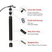 3-metre rope suitable for all heights, with non-slip ergonomic handles