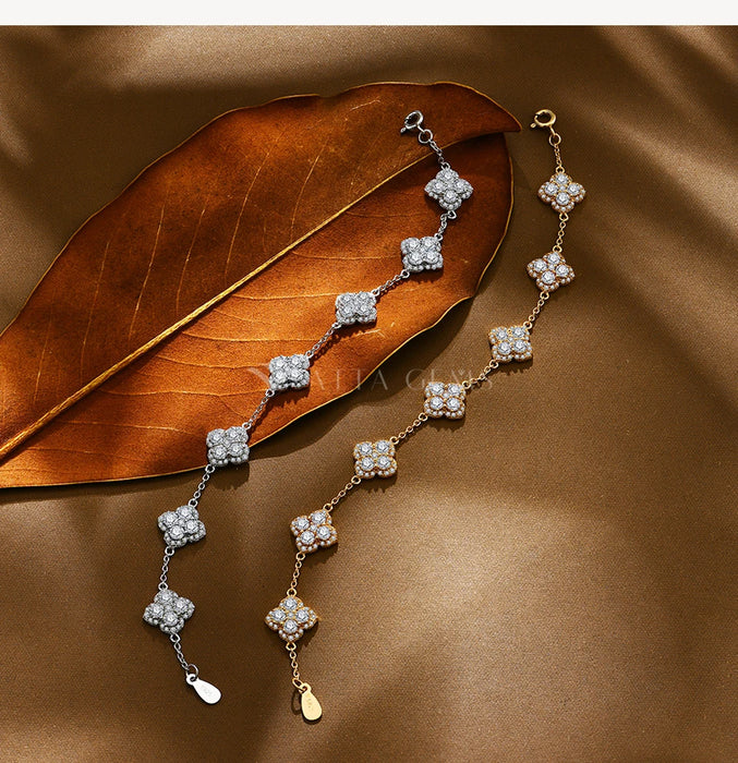 Classic and elegant Moissanite Diamond Bracelet for weddings and engagements