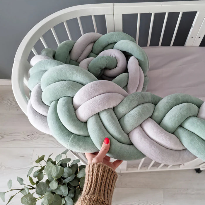 400cm Baby Bed Bumper for Crib Safety & Decoration