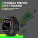 Durable zinc alloy case with Corning® Gorilla® Glass protection and 24-hour health tracking including heart rate, SpO2, sleep monitoring, and stress tracking