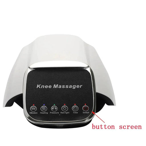 Orthopaedic Air Compression Knee Massager with IR Heating for Joint Pain and Arthritis Relief (Touch Screen) - A wearable knee massager with infrared heating for pain relief