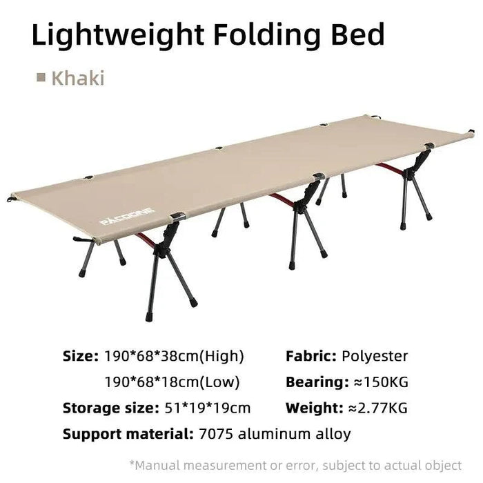 Comfortable and durable camping cot for outdoor adventures