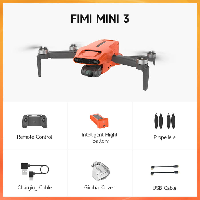 Ultralight 4K Drone with 3-Axis Gimbal & 9km Range