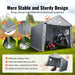 Waterproof heavy duty all-weather tent for vehicles and outdoor gear