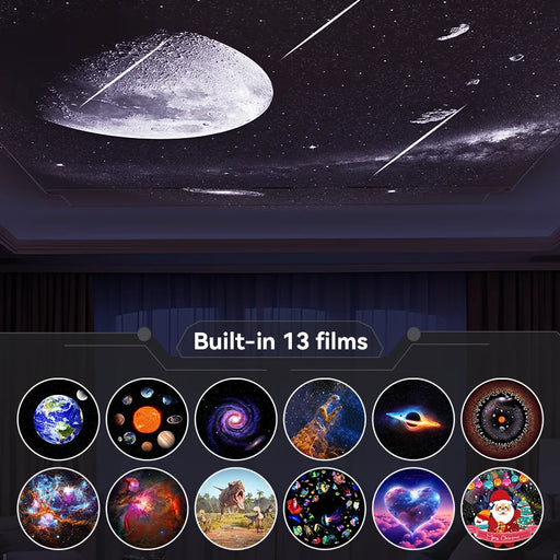 Realistic meteor light effect simulating shooting stars and meteors