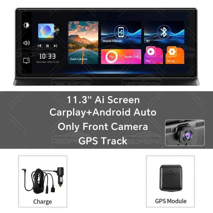 Real-time reversing camera with clear view and guide lines
