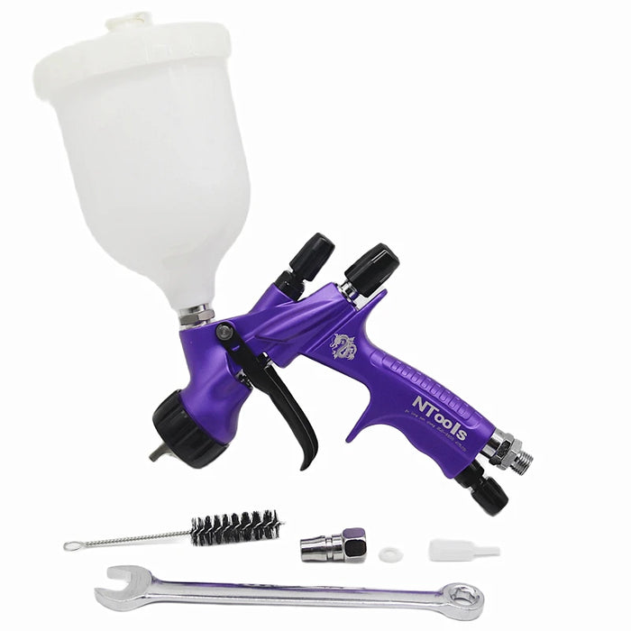 13mm HVLP Other Air Paint Spray Gun for Car Repairs in action, painting car surface with precision and efficiency
