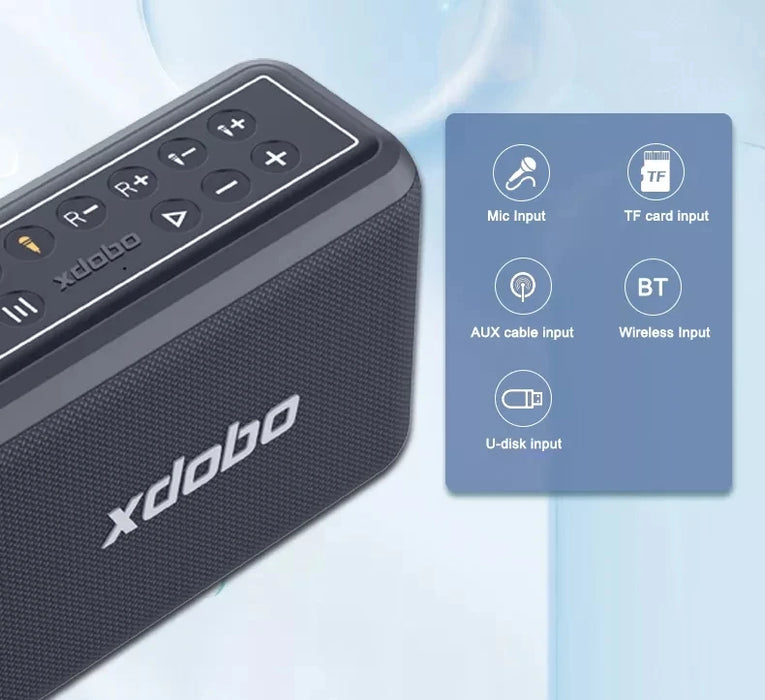 120W Waterproof Bluetooth Speaker with Dual Microphones