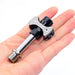 Ultra-light black titanium axle self-locking road bike pedals for cyclists