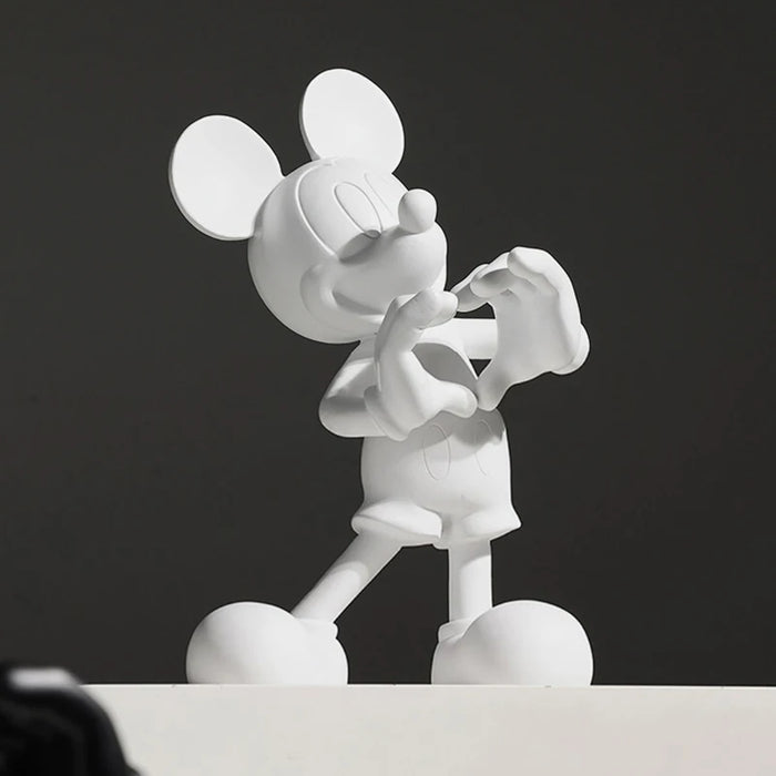 Aesthetic Resin Cartoon Style Statue for Living Room Decor