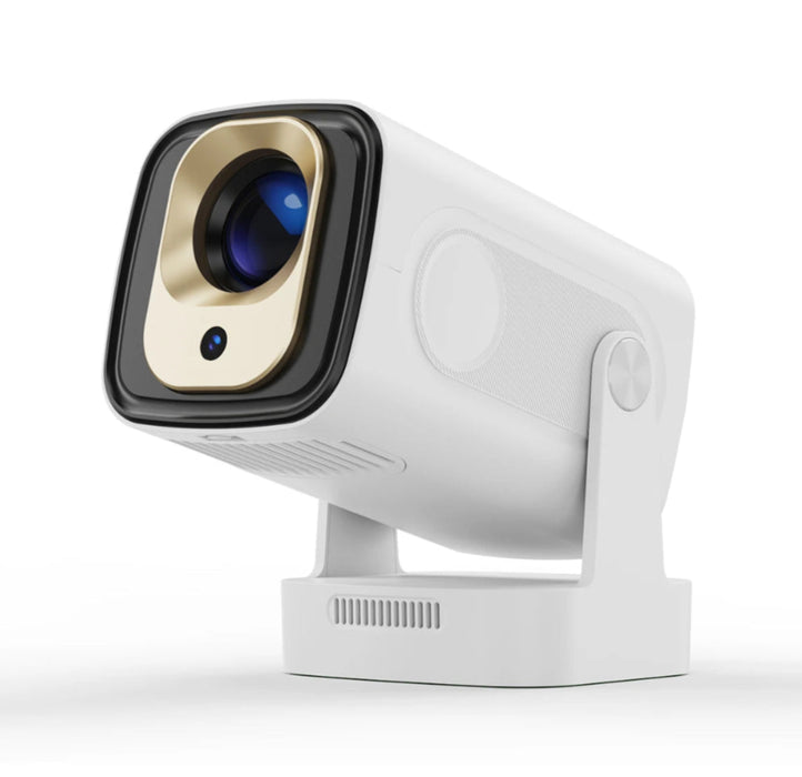 Portable 1080P Projector HY310 White Bag with Auto Focus