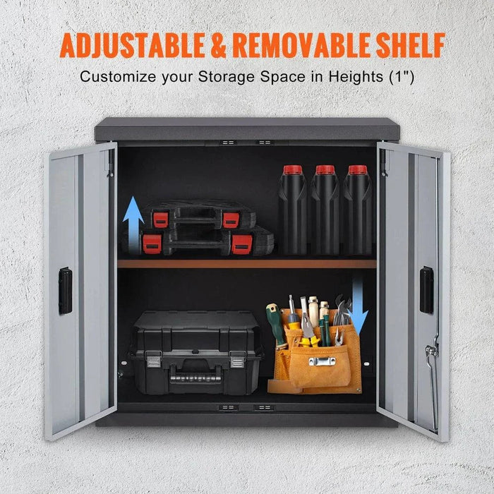 Adjustable internal shelf in 25 cm increments for flexible storage