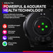 Smartwatch with 400mAh battery and IP68 waterproof rating