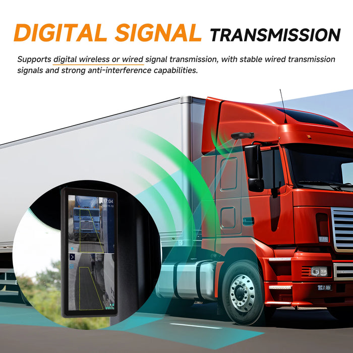 10.36" Right Blind Spot Monitor with Dual Cam DVR