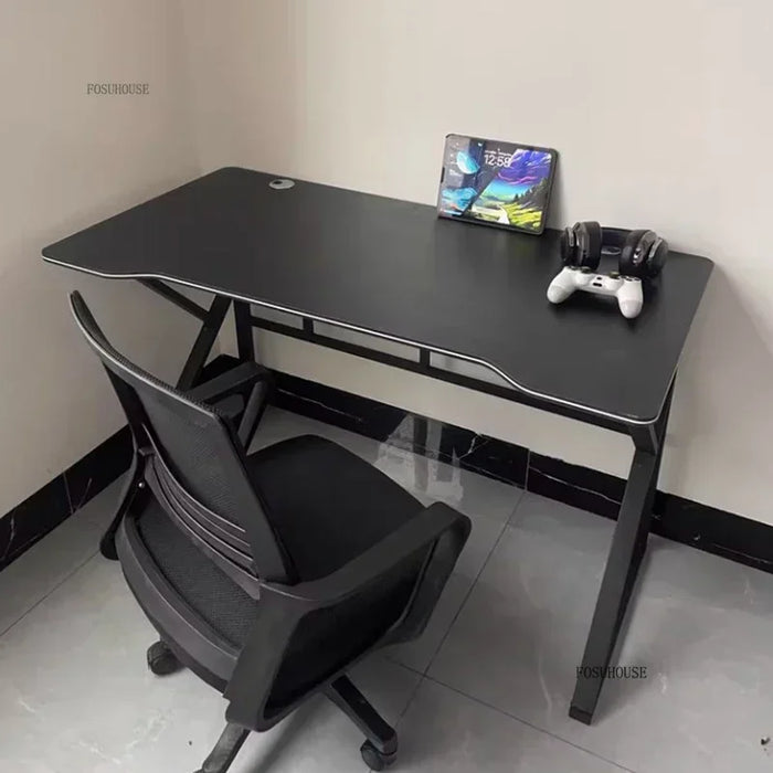 80cm Black Computer Table Compact Nordic Workbench for Home