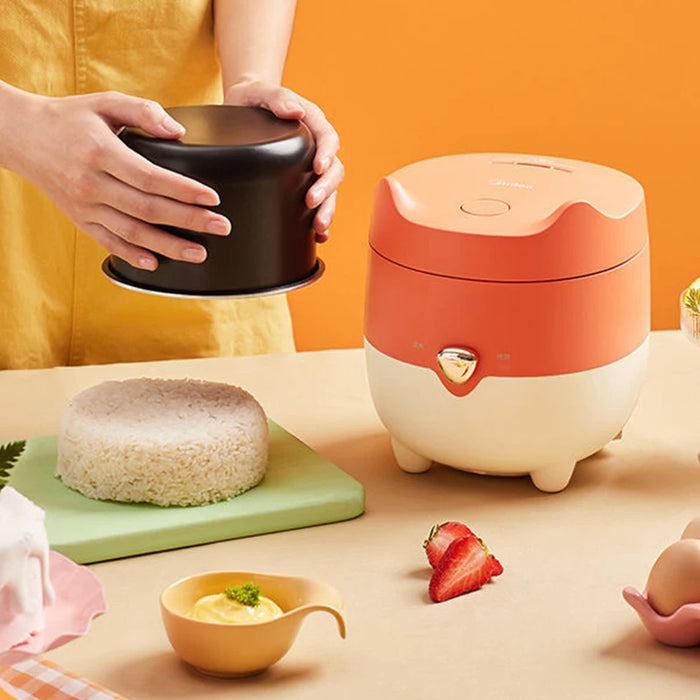 1.2L Mini Rice Cooker with Non-Stick Inner Pot