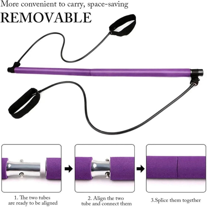 Chemical-Free Purple Fitness Set for Men and Women