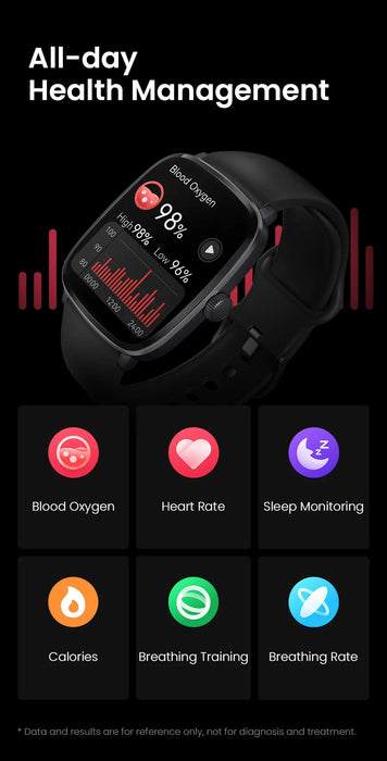 Smartwatch with Health Monitoring and 150+ Sports Modes