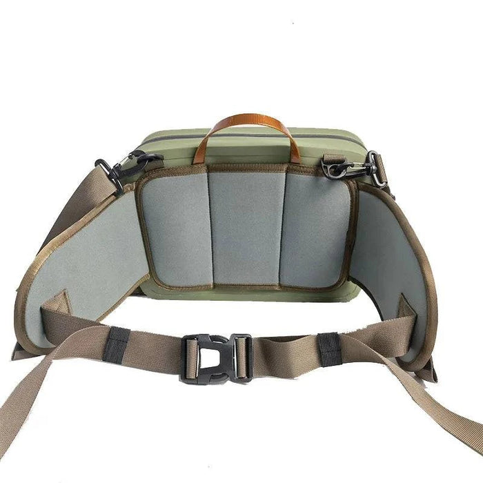 Compact and durable TPU waterproof floating dry waist bag in green