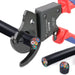 Insulated ratcheting cable cutters with heavy-duty wire pliers, 240mm² capacity