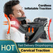  Black Adjustable Neck Brace with Wireless Design 