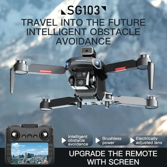 Remote Control 4K Drone with Screen and Foldable Design