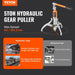 Heavy-duty 5 ton capacity hydraulic gear puller for effortless removal of gears, wheel bearings, and other components