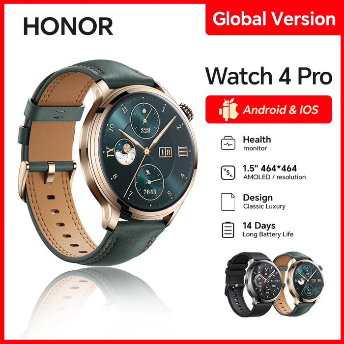 1.5" AMOLED Smartwatch with GPS and Heart Monitor