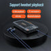 Wireless speaker with 3-inch internal magnetic speaker and adjustable volume knob