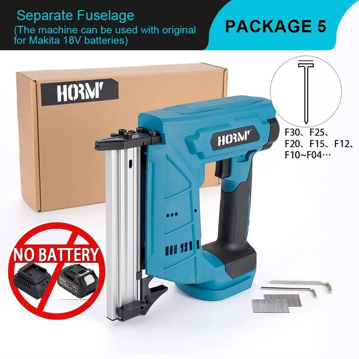 Wide Nail Compatibility Cordless F30 Nail Gun Staple Gun for Different Projects
