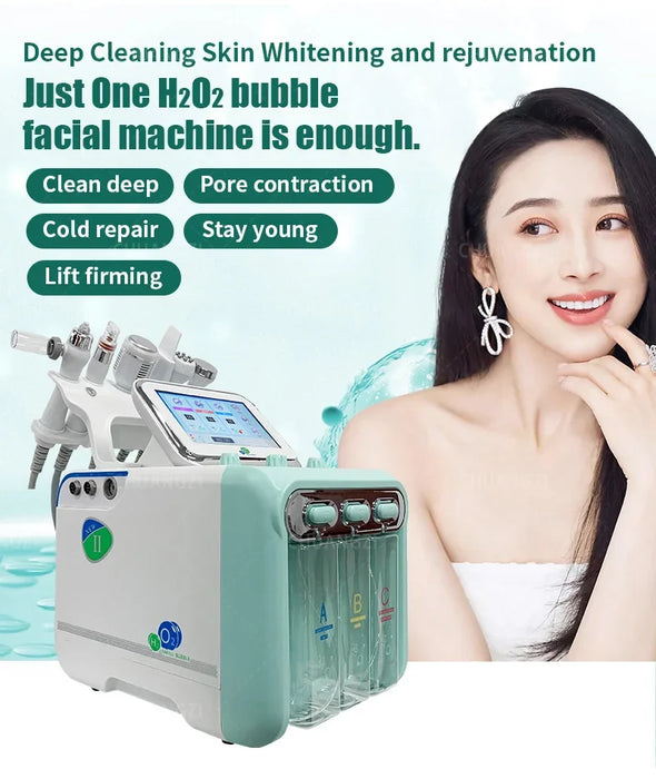 Portable 7-in-1 Skin Care Machine with Deep Cleaning System