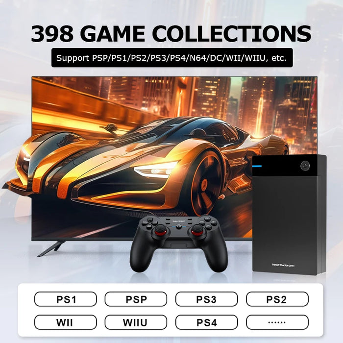 Uses HyperSpin for seamless gaming experience