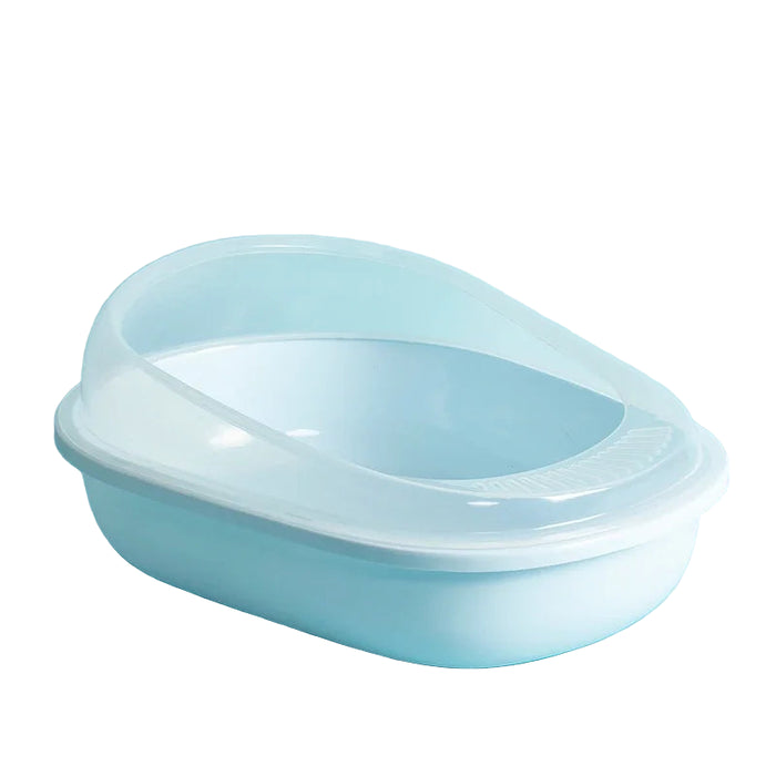 Large Cat Litter Box 50cm Plastic Tray for Easy Cleaning and Odour Control
