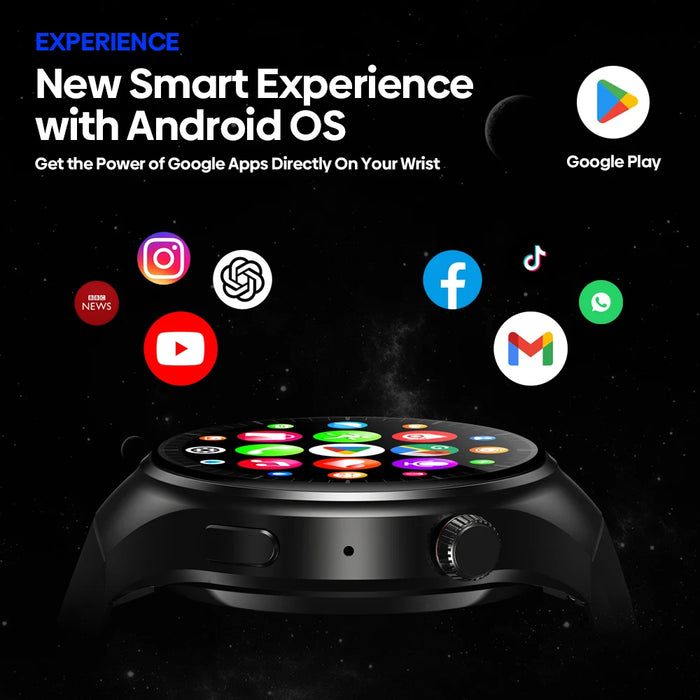 Standalone 4G Smart Watch - GPS, Fitness Tracker, AMOLED Display