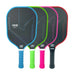 Pickleball Paddle Blue with Cover Carbon Fiber T700 USAPA Approved Spin Textured - High-quality and durable blue pickleball paddle with carbon fiber construction and USAPA approval
