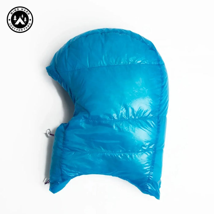 Ultralight Down Hat for Hiking & Skiing and Outdoor Activities, Windproof, Blue